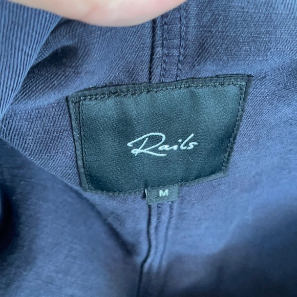 Rails light blue draw string jacket - Picture 6 of 7